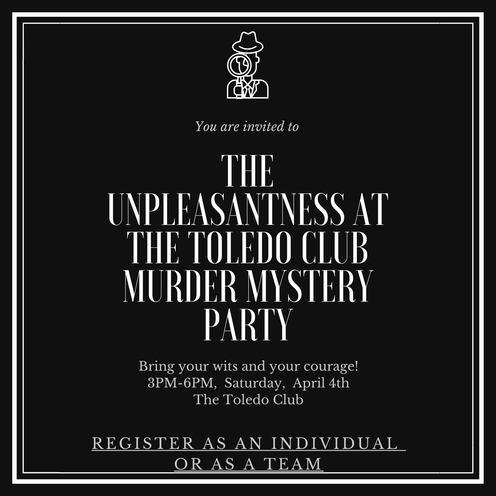 Murder Mystery | Rotary Club of Toledo
